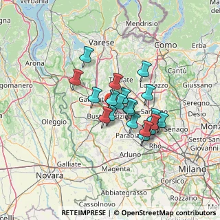 Mappa Via San Giorgio, 21057 Olgiate Olona VA, Italia (9.59)