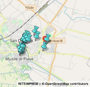 Mappa Via Orcalli, 30027 San Donà di Piave VE, Italia (1.68375)