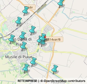 Mappa Via Orcalli, 30027 San Donà di Piave VE, Italia (2.09615)
