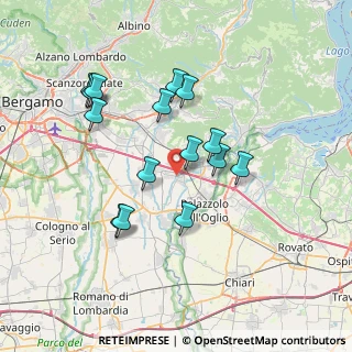 Mappa Via Arciprete Arici, 24060 Telgate BG, Italia (6.708)