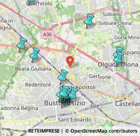 Mappa Via Ugo Mara, 21052 Busto Arsizio VA, Italia (2.23188)