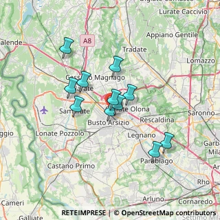 Mappa Via Ugo Mara, 21052 Busto Arsizio VA, Italia (5.53273)