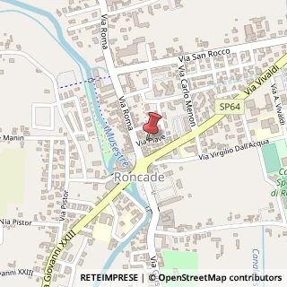 Mappa Via Piave, 8, 31056 Roncade, Treviso (Veneto)