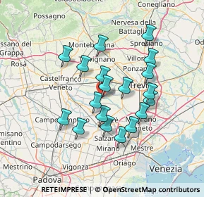 Mappa Via Sant'Ambrogio, 31050 Morgano TV, Italia (11.90263)