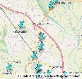 Mappa Via Capitello, 36031 Dueville VI, Italia (3.08)