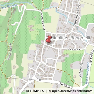 Mappa Via Mons. G. Bonomelli, 15, 25040 Corte Franca, Brescia (Lombardia)