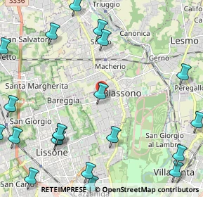 Mappa Via Trento e Trieste, 20853 Biassono MB, Italia (3.128)