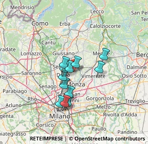 Mappa Via Trento e Trieste, 20853 Biassono MB, Italia (9.84667)