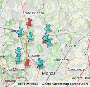 Mappa Via Trento e Trieste, 20853 Biassono MB, Italia (3.66)