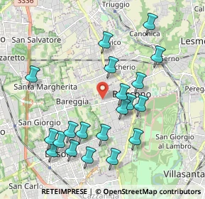 Mappa Via Felice Cavallotti, 20853 Biassono MB, Italia (2.033)