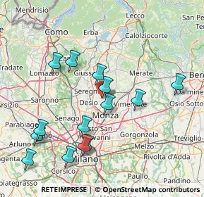 Mappa Via Felice Cavallotti, 20853 Biassono MB, Italia (16.29)