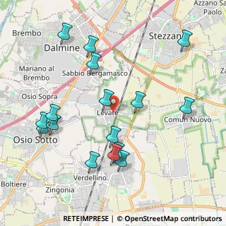 Mappa 24040 Levate BG, Italia (2.21813)