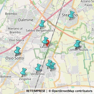 Mappa 24040 Levate BG, Italia (2.43727)