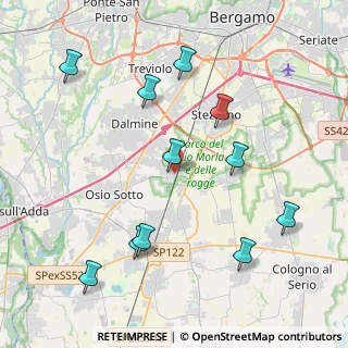 Mappa 24040 Levate BG, Italia (4.51455)