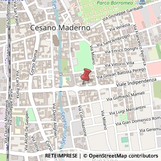 Mappa Via D. D'Aosta, 3, 20811 Cesano Maderno, Monza e Brianza (Lombardia)