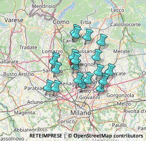 Mappa Via Luigi Cerati, 20031 Cesano Maderno MB, Italia (10.165)