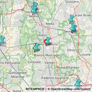 Mappa Via Luigi Cerati, 20031 Cesano Maderno MB, Italia (5.78917)