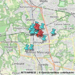 Mappa Via Luigi Cerati, 20031 Cesano Maderno MB, Italia (0.95)