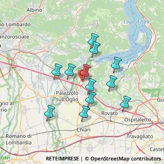 Mappa Via Colombara Bosco, 25031 Capriolo BS, Italia (6.07167)