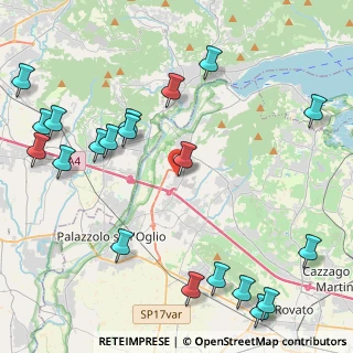 Mappa Via Colombara del Bosco, 25031 Capriolo BS, Italia (5.6065)