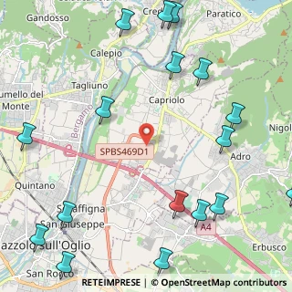 Mappa Via Colombara Bosco, 25031 Capriolo BS, Italia (3.327)