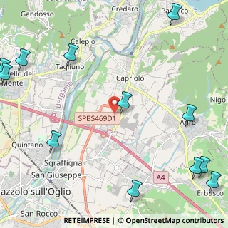 Mappa Via Colombara Bosco, 25031 Capriolo BS, Italia (3.40667)