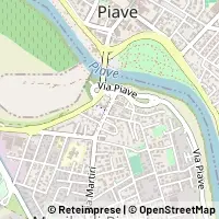 Kaart Musile di Piave