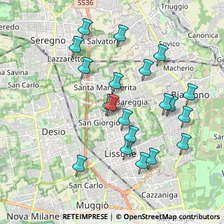 Mappa Via San Giorgio, 20851 Lissone MB, Italia (1.997)