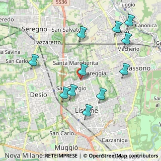 Mappa Via San Giorgio, 20851 Lissone MB, Italia (2.07455)