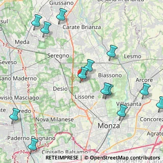 Mappa Via San Giorgio, 20851 Lissone MB, Italia (5.34308)