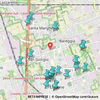 Mappa Via San Giorgio, 20851 Lissone MB, Italia (1.362)