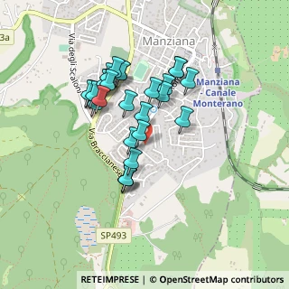 Mappa Via Casale delle Grazie, 00066 Manziana RM, Italia (0.4037)