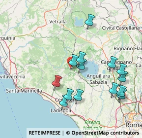 Mappa Via Bracciano, 00066 Manziana RM, Italia (16.72357)