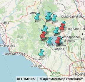 Mappa Via Bracciano, 00066 Manziana RM, Italia (10.805)