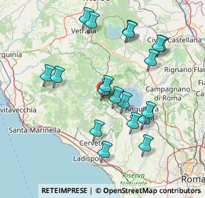 Mappa Via Bracciano, 00066 Manziana RM, Italia (15.59053)