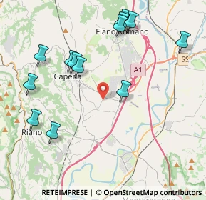 Mappa Via Maleranca, 00060 Capena RM, Italia (4.86308)