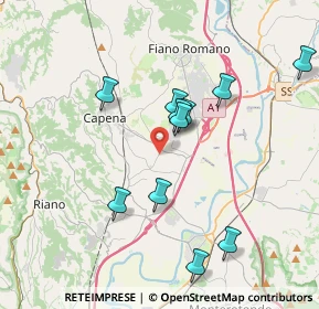 Mappa Via Maleranca, 00060 Capena RM, Italia (3.79182)