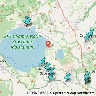 Mappa Via di polline, 00123 Roma RM, Italia (7.38313)