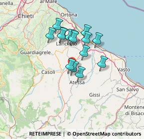 Mappa Via Salita Campane, 66041 Atessa CH, Italia (10.932)