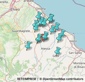 Mappa Via Salita Campane, 66041 Atessa CH, Italia (10.37842)
