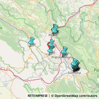 Mappa Via Sant'Angelo, 67030 Vittorito AQ, Italia (8.663)