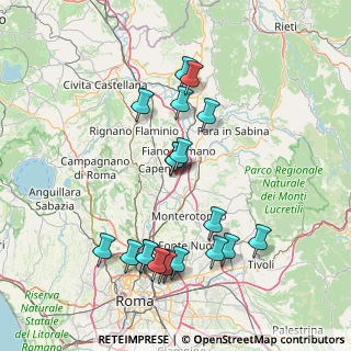 Mappa Via Scoranello, 00060 Capena RM, Italia (16.7185)