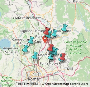 Mappa Via Scoranello, 00060 Capena RM, Italia (11.3775)