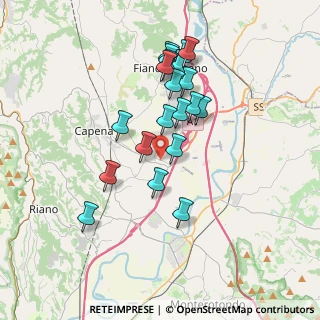 Mappa Via Scoranello, 00060 Capena RM, Italia (3.4865)