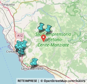 Mappa Unnamed Road, 00051 Allumiere RM, Italia (8.666)