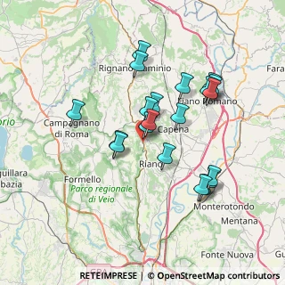 Mappa Via Belvedere, 00060 Castelnuovo di Porto RM, Italia (6.8615)