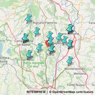 Mappa Via Belvedere, 00060 Castelnuovo di Porto RM, Italia (7.1095)