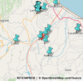 Mappa Via Campanelle, 66041 Atessa CH, Italia (9.73)