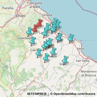 Mappa Via Campanelle, 66041 Atessa CH, Italia (11.086)