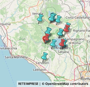Mappa SP 493 Via Braccianese angolo, 00066 Manziana RM, Italia (11.045)